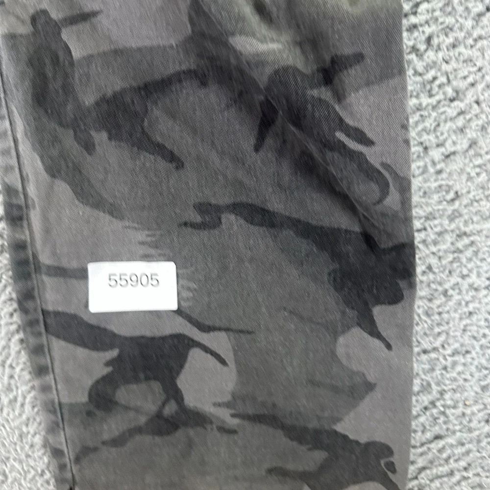 Wrangler Pant Mens 42x30 Gray Camouflage Cotton Twill Cargo Straight Leg Utility